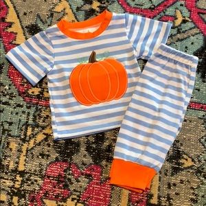 Smock Harper and Lizzy pumpkin fall 6months boys